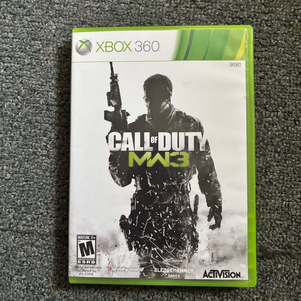 Microsoft Xbox 360 Call of Duty Modern Warfare 3 Video Game Complete